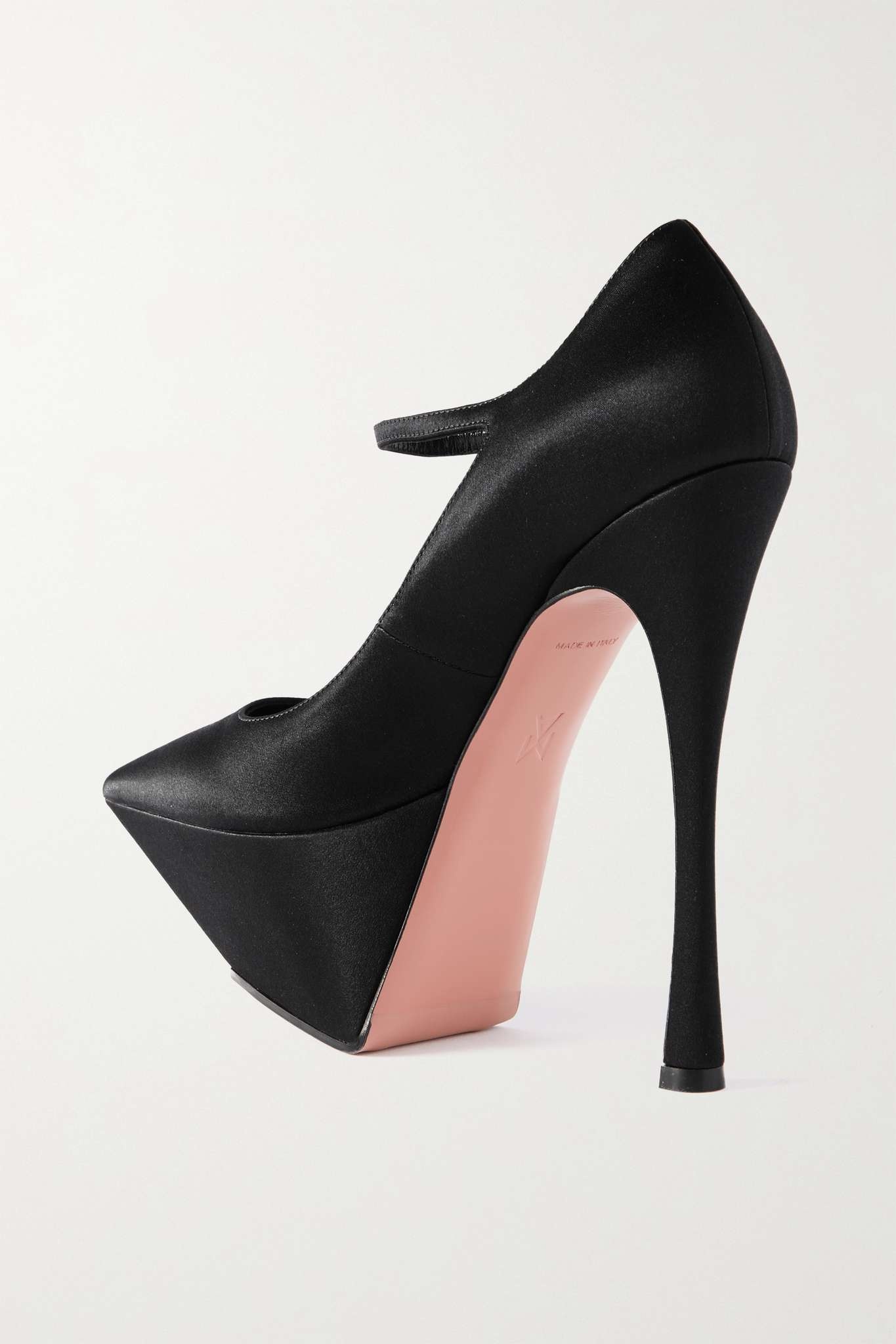 Yigit silk-satin platform pumps - 3