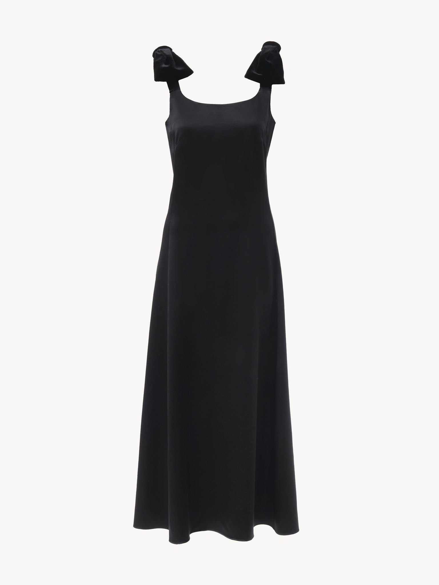 BOW-STRAP MIDI DRESS - 3
