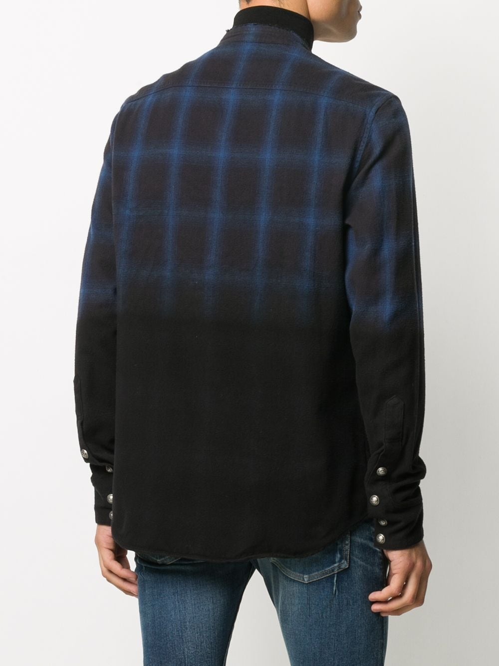 checked cotton shirt  - 4