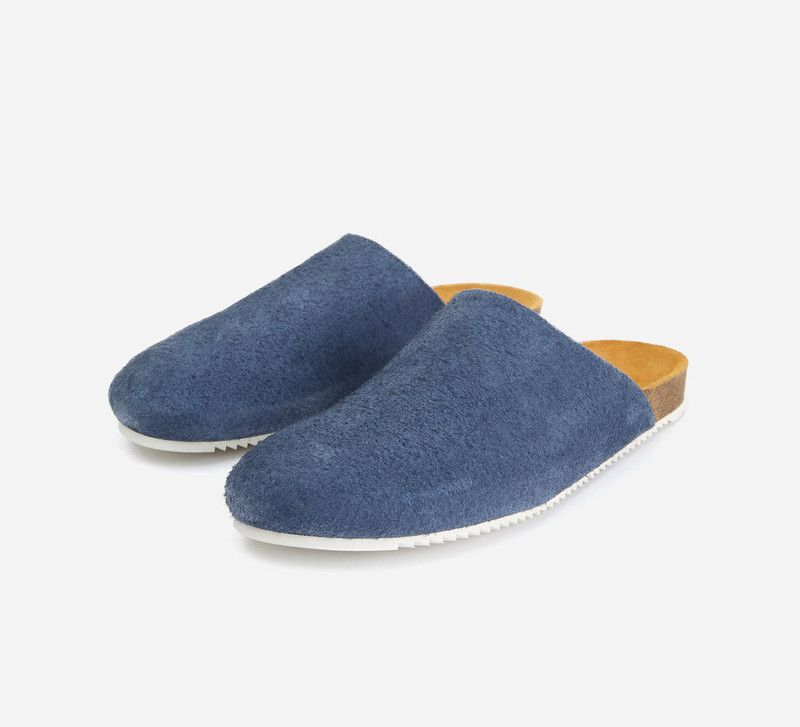 3sixteen Mule - Shaggy Petrol Suede outlook