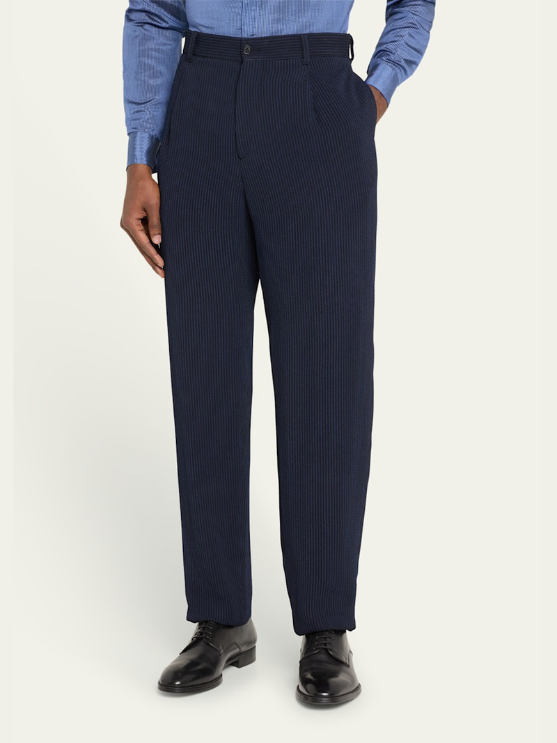 Men's Loose-Fit Seersucker Pants 4