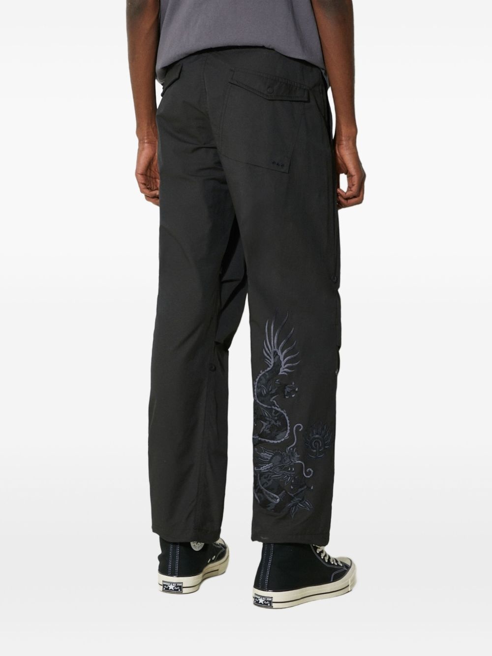 Original Dragon embroidered trousers - 4