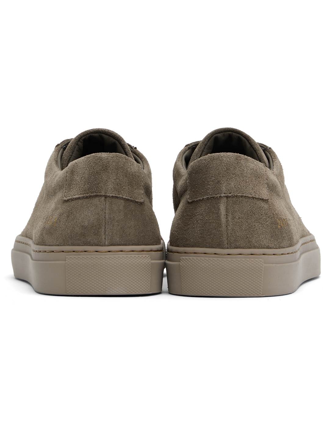 Taupe Achilles Tonal Suede Sneakers - 2