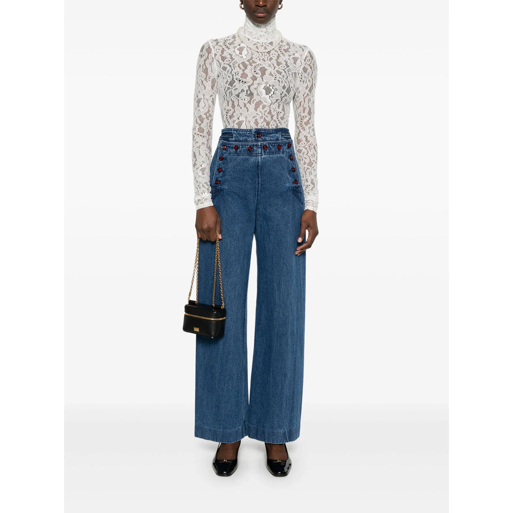 Valentino White Tops - T-Shirts & Jerseys Women - 2
