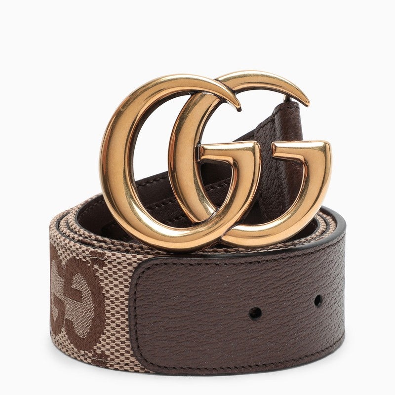 Gucci GG Marmont Canvas Reversible Thin Belt (Belts,Skinny)