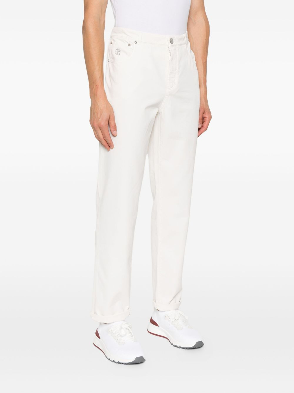 Brunello Cucinelli Trousers White - 5