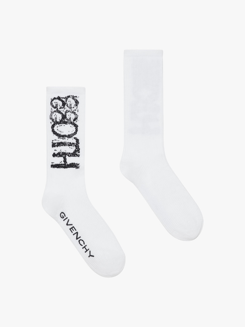 GIVENCHY GOTH SOCKS IN COTTON 1