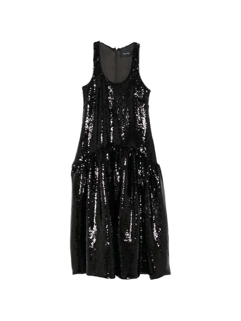 sequin-embellishment midi dress - 1