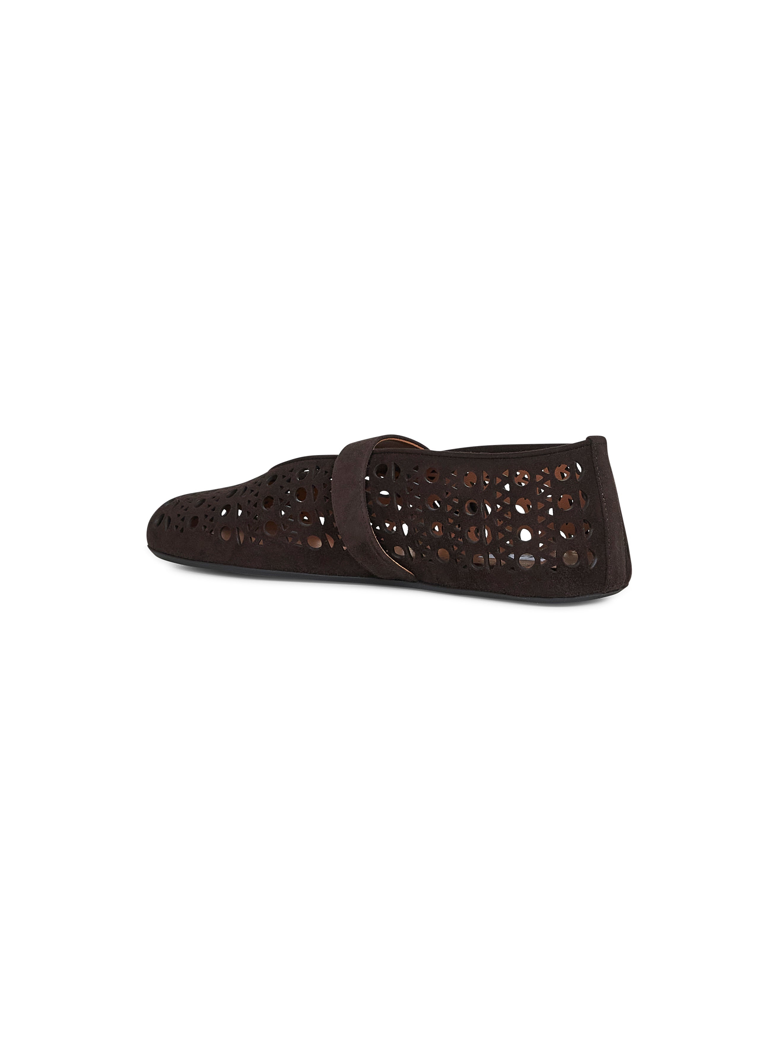 Brown suede Vienne ballet flat - 3