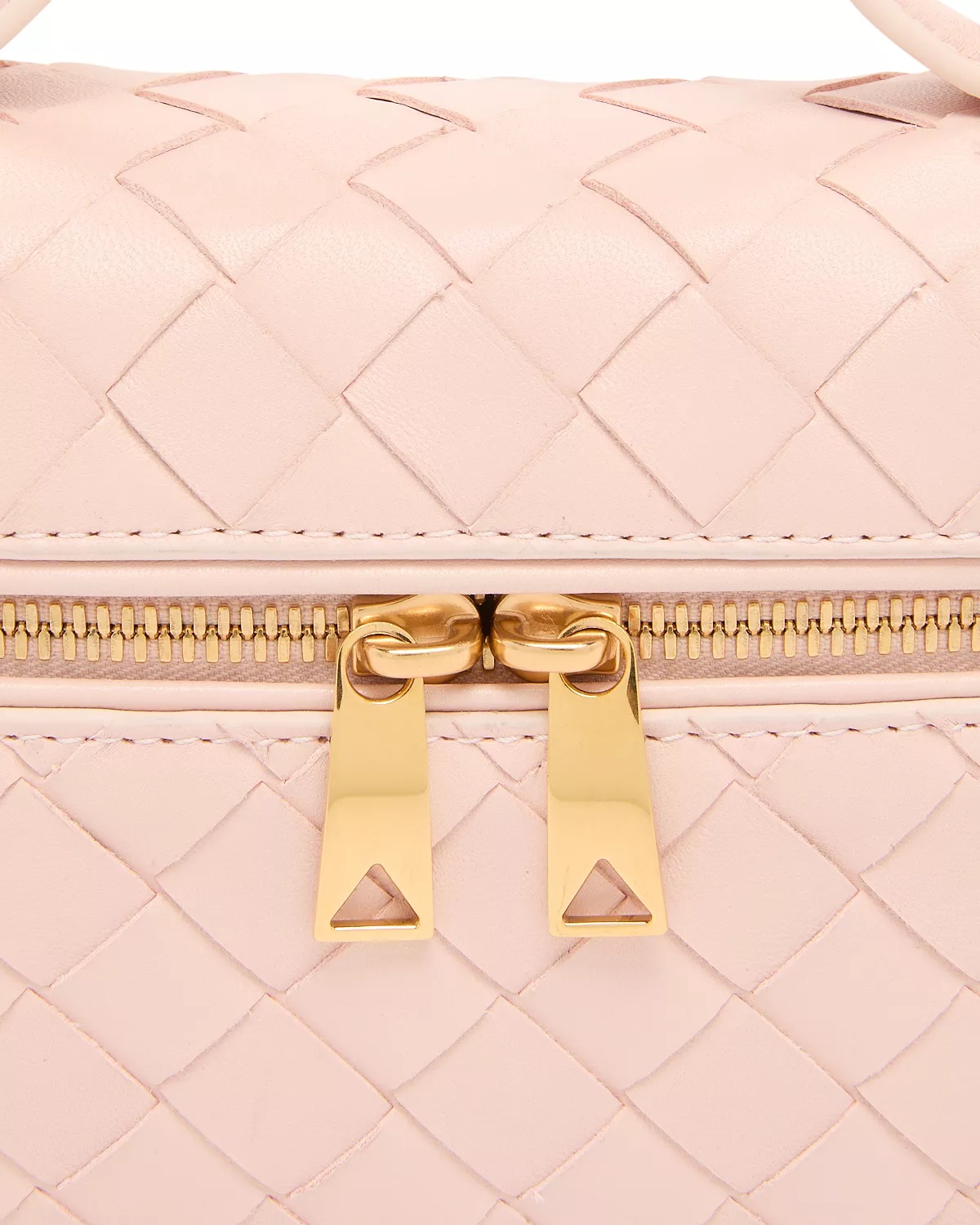 Bang Bang Vanity Case Intrecciato Leather Crossbody - 8