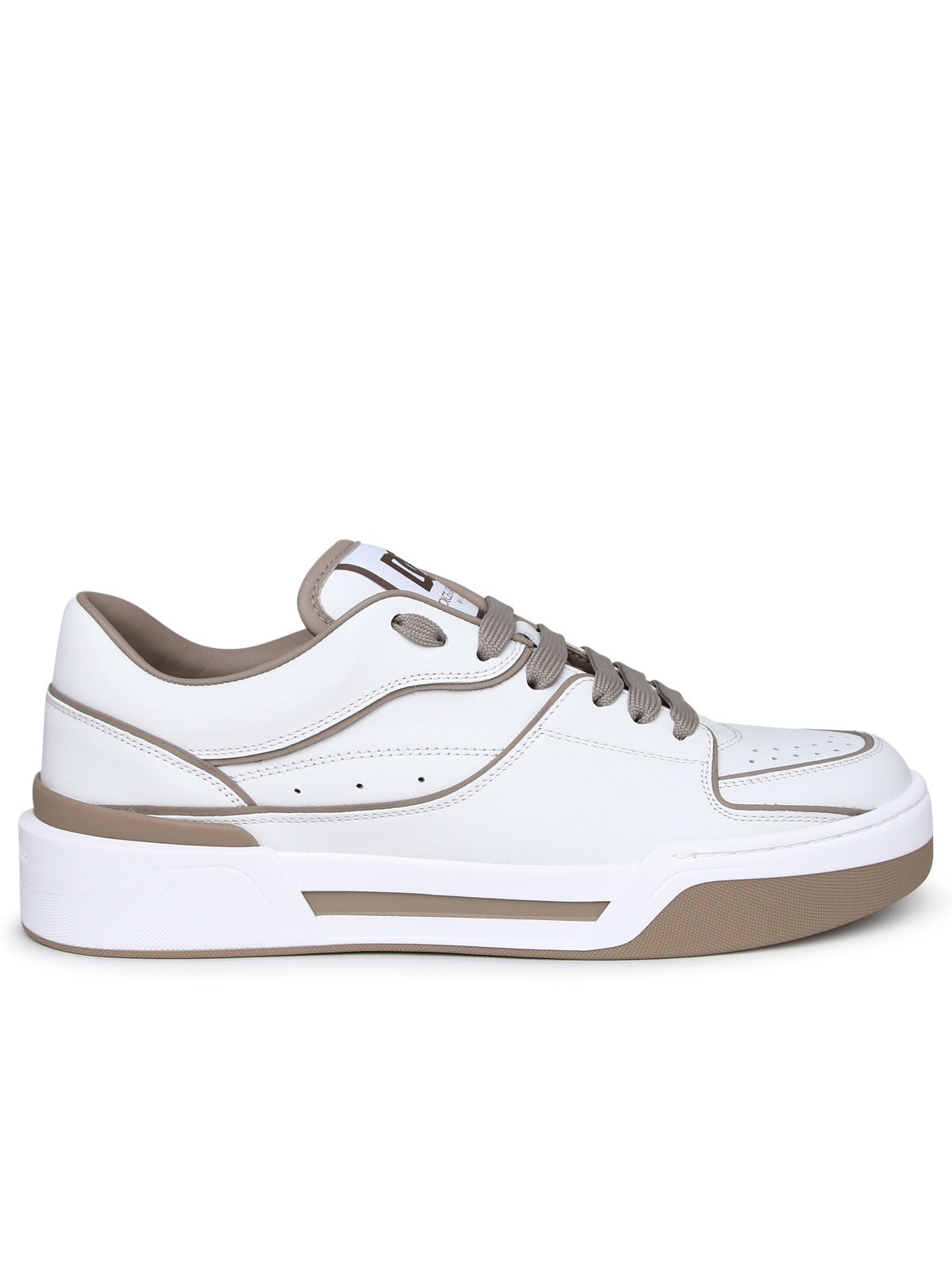 DOLCE & GABBANA Man Sneaker New Roma In Pelle Bianca - 1