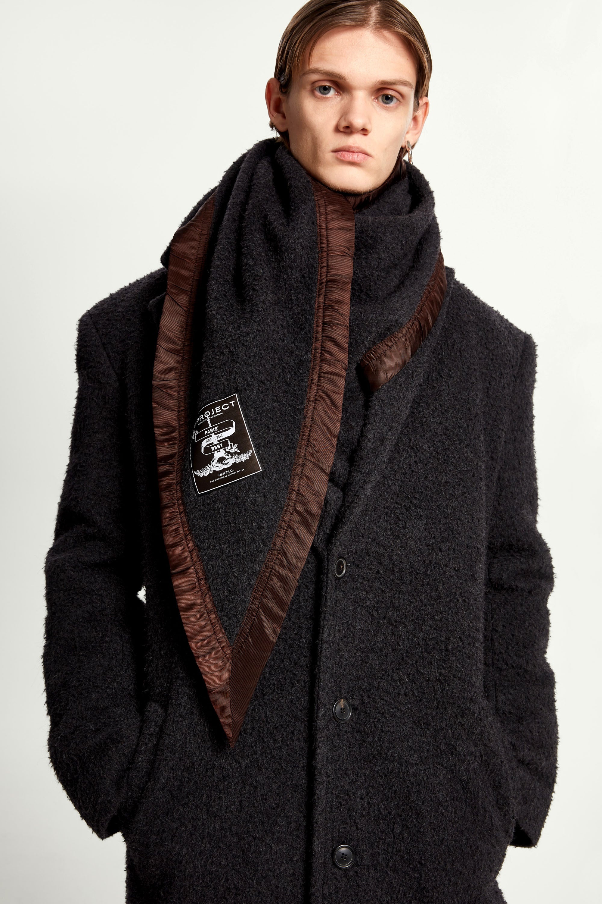 Scarf Maxi Coat - 3