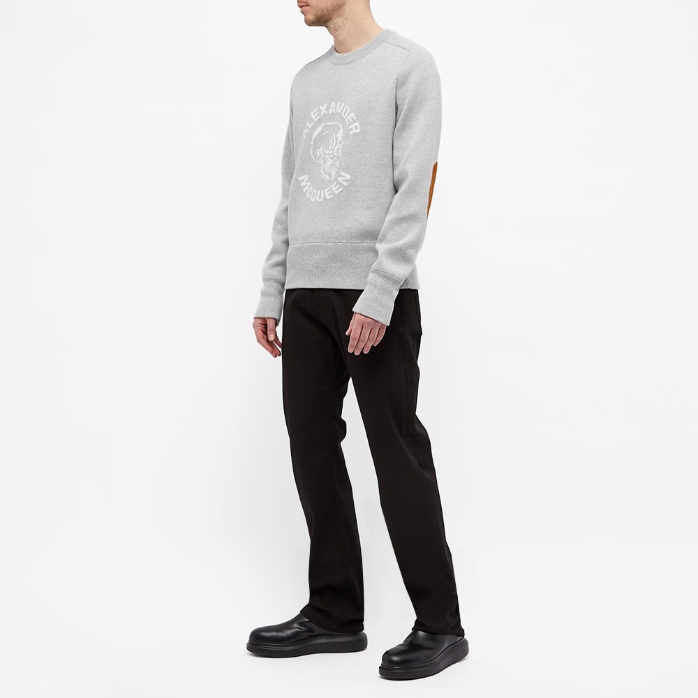 Alexander McQueen Skull Logo Crew Knit - 5