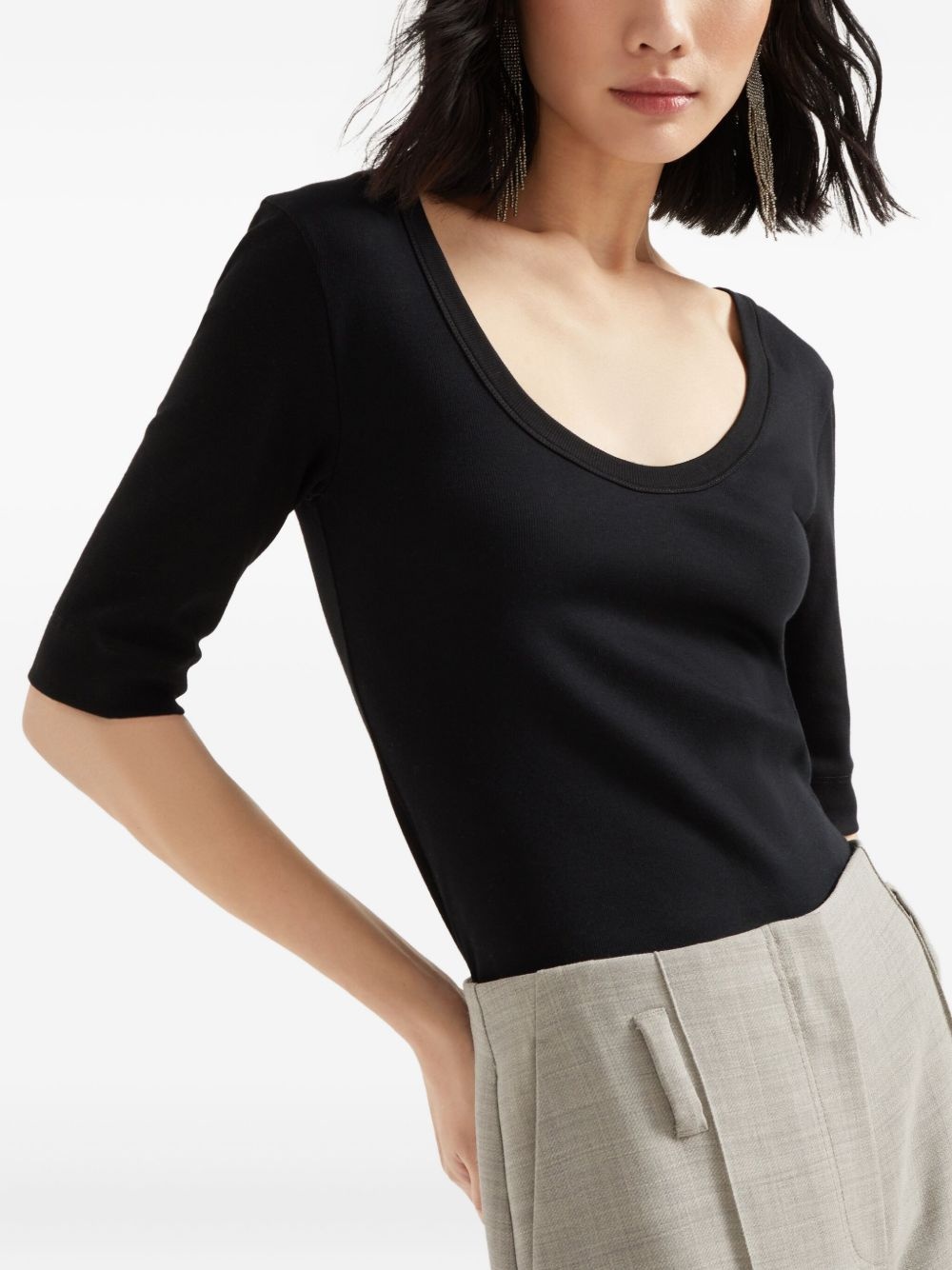 cotton T-shirt - 6
