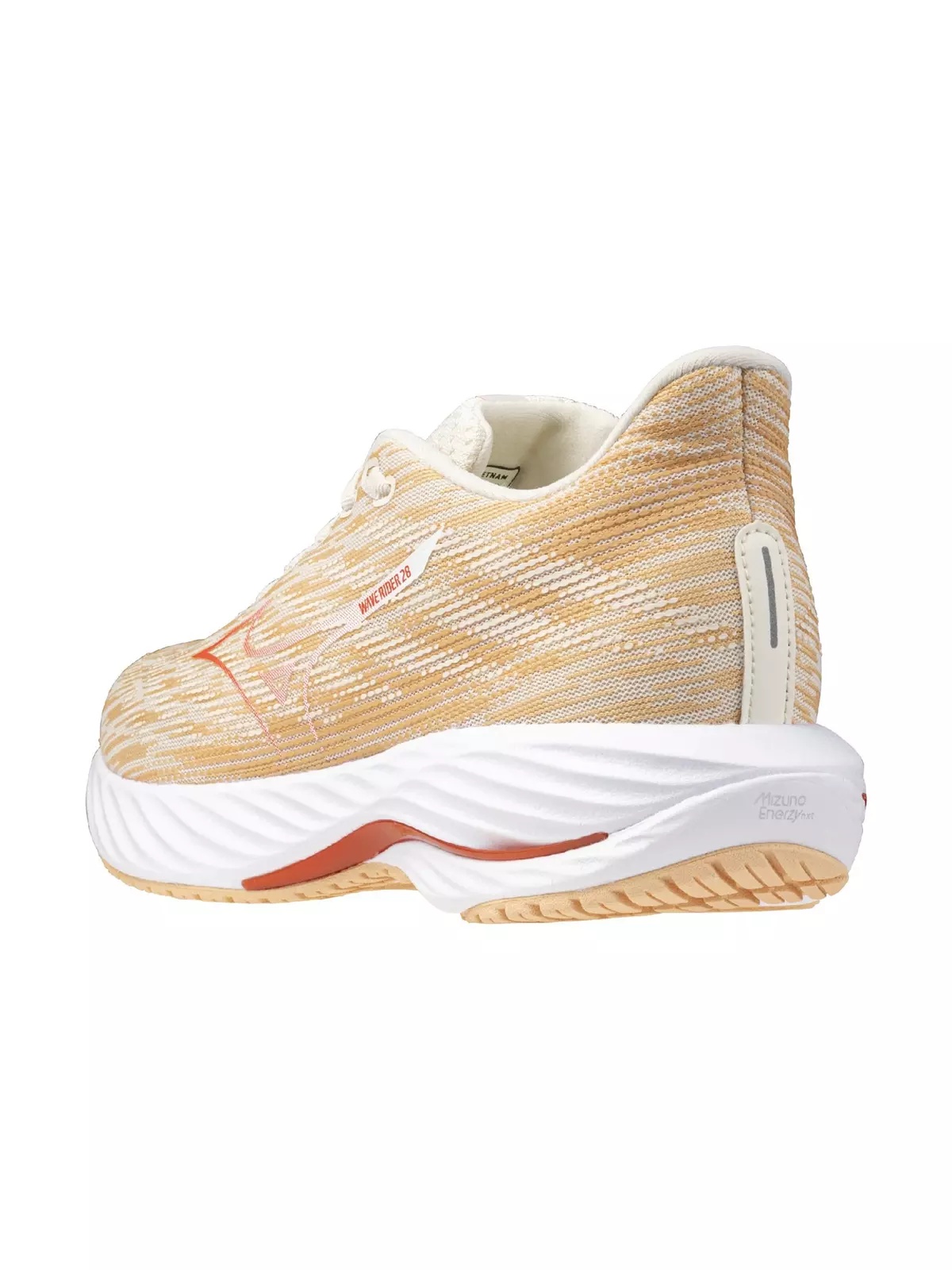 Wave Rider 28 "Pristine/Spicy Orange" Women's Running Shoe - 4