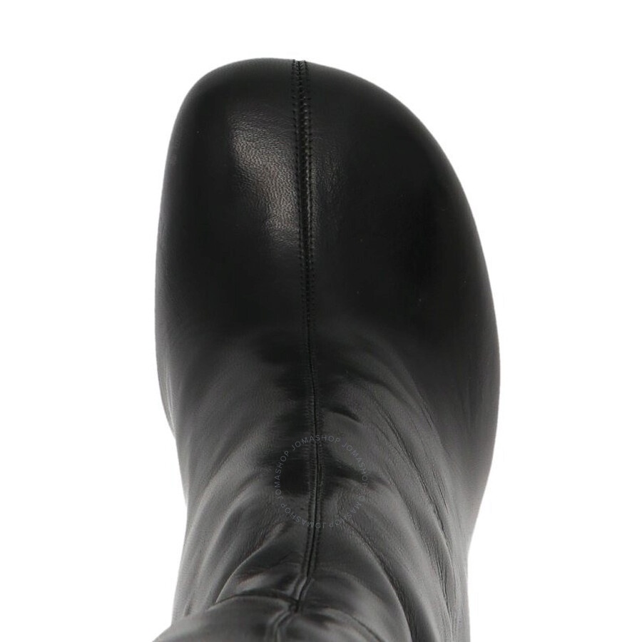 Burberry Black Leather Anita Over-The-Knee 110 mm Heel Boots - 3
