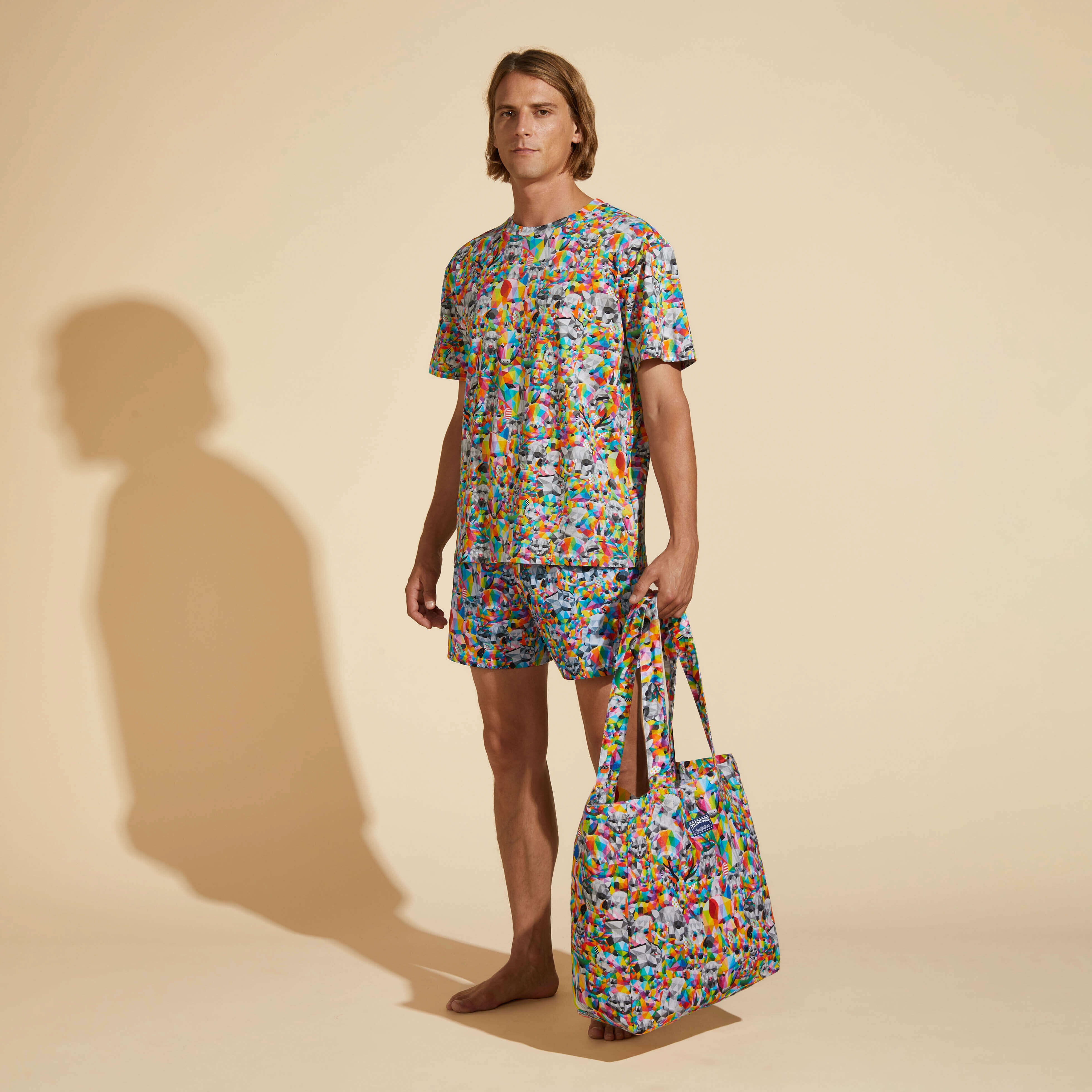 Men Organic Cotton T-Shirt Animals - Vilebrequin x Okuda San Miguel - 5