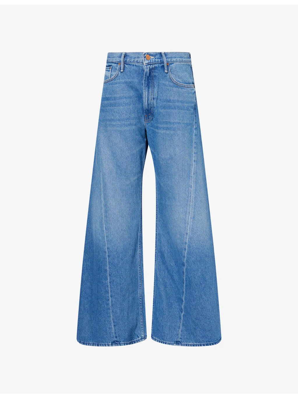 The Lemon Twist Sneak Wide-Leg Denim Jeans - 1