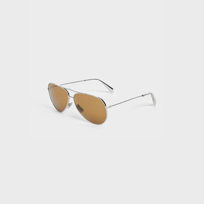 CELINE Metal Frame 02 sunglasses in Metal outlook