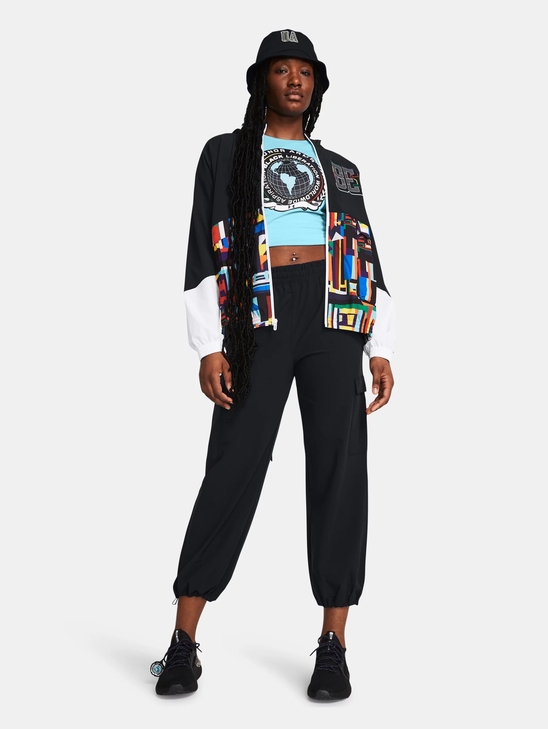 Women's UA Woven Black History Month Cargo Jacket - 5