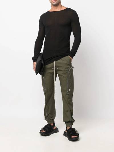 Rick Owens long-sleeve fitted jumper outlook