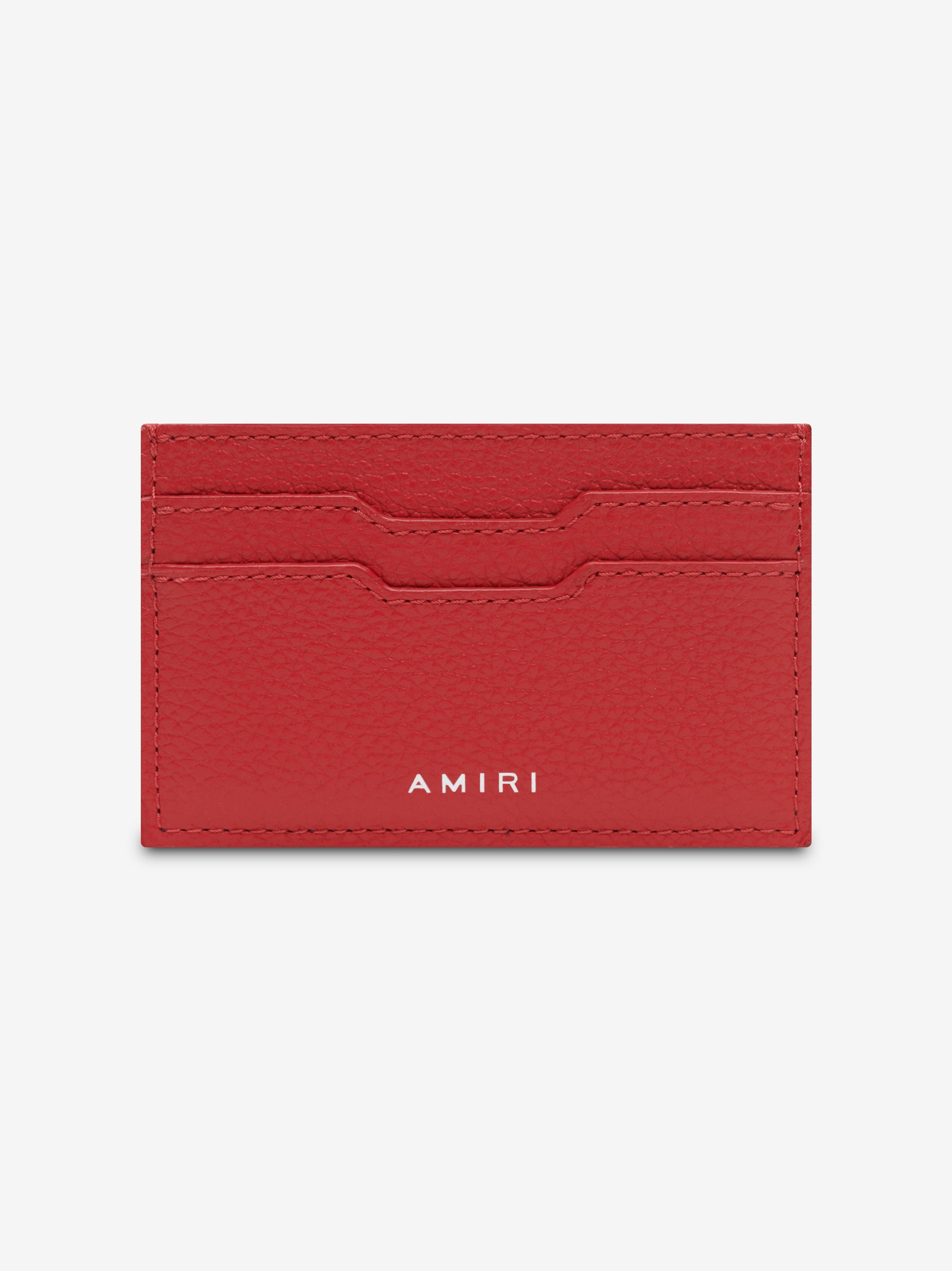 ICONIC EMBOSSED LEATHER CARD HOLDER - 1