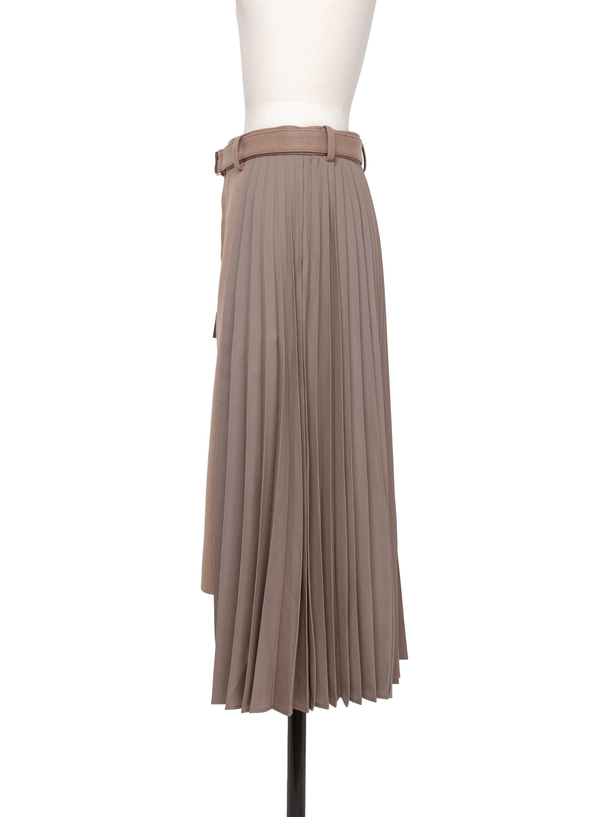 Suiting x Wool Melton Skirt - 2