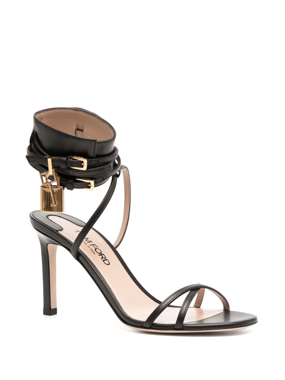 82mm leather sandals - 2