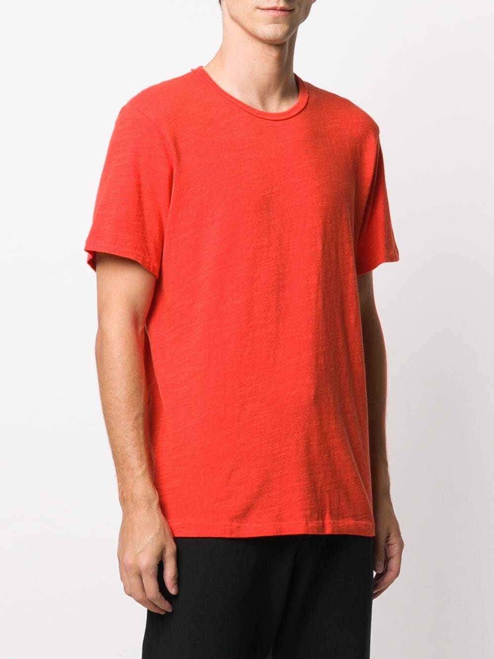 round neck cotton T-shirt - 3