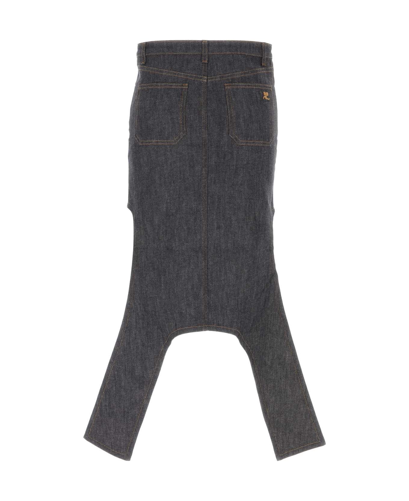 Denim Skirt - 2