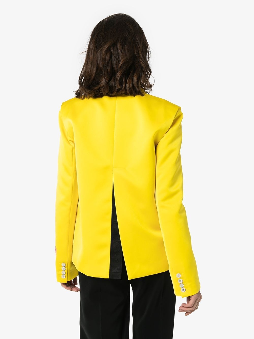 Mikado single-breasted blazer - 4