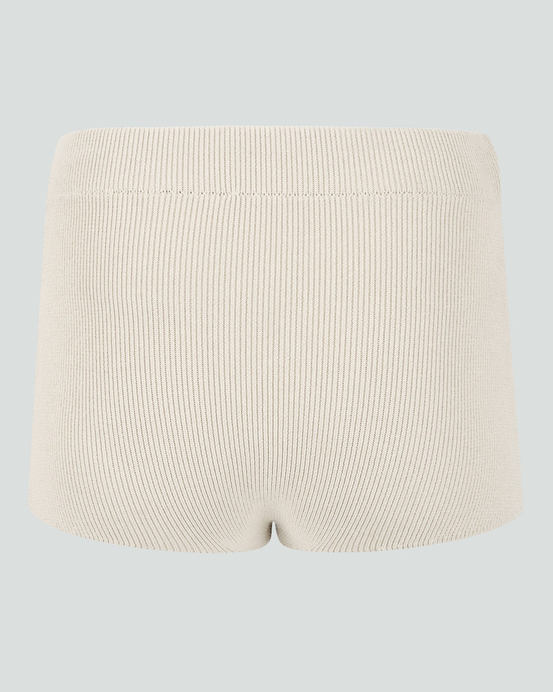 entire studios KNIT SHORT CUTS SAND outlook