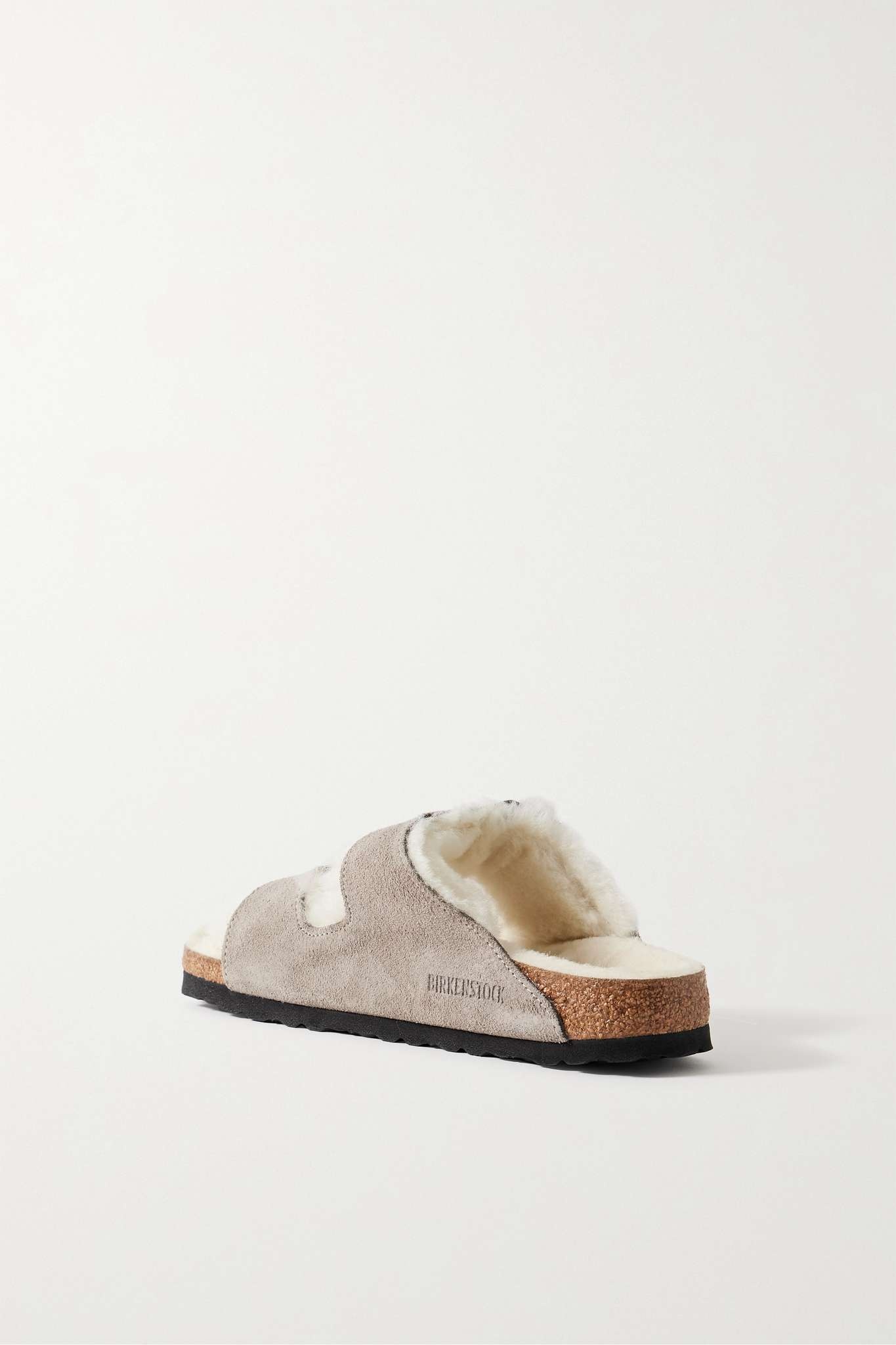 Arizona shearling-lined suede sandals - 3