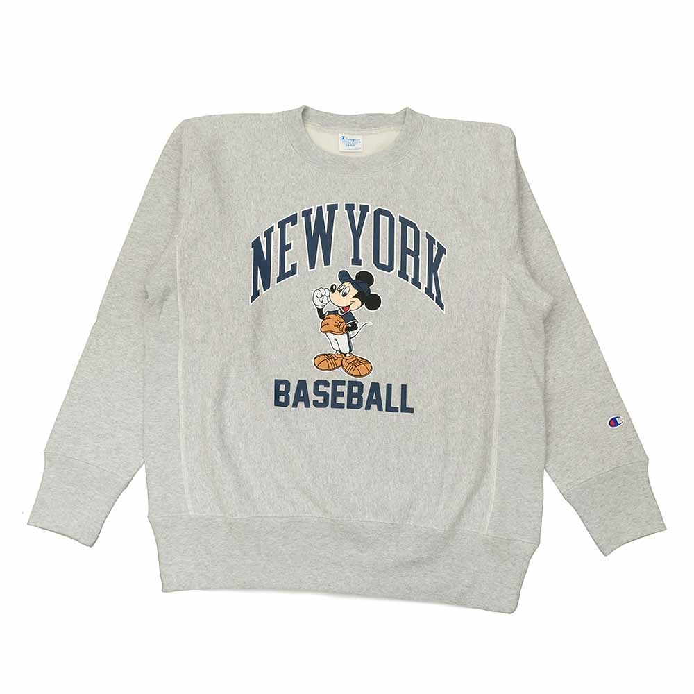 REVERSE WEAVE CREW NECK SWEATSHIRT - BASEBALL - C3-A031 - 2