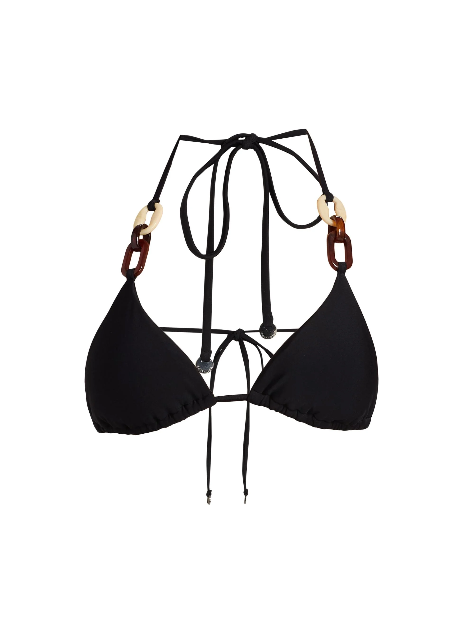 Women's Nancy Halterneck Bikini Top - Black - 1