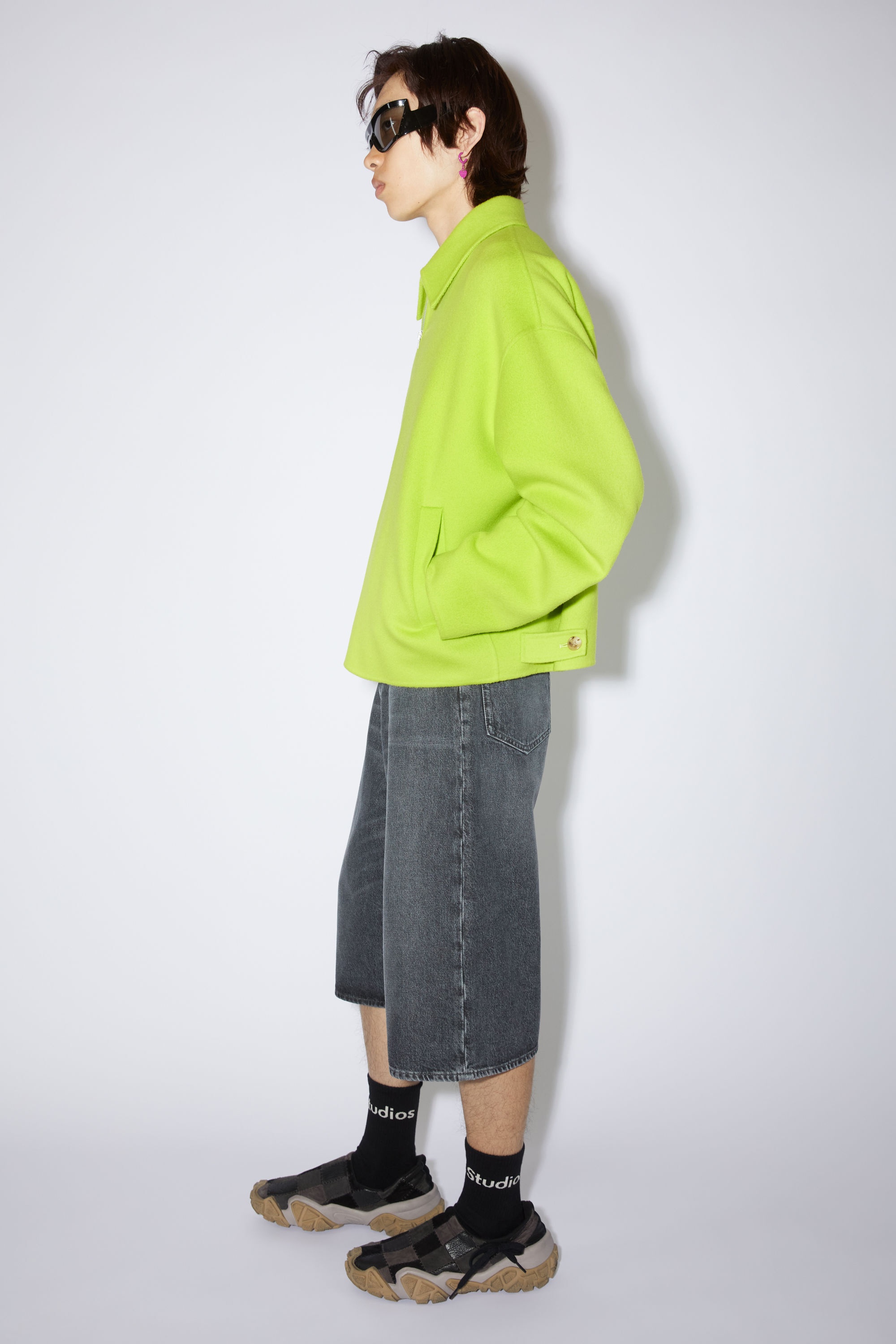 Wool jacket - Lime green - 4