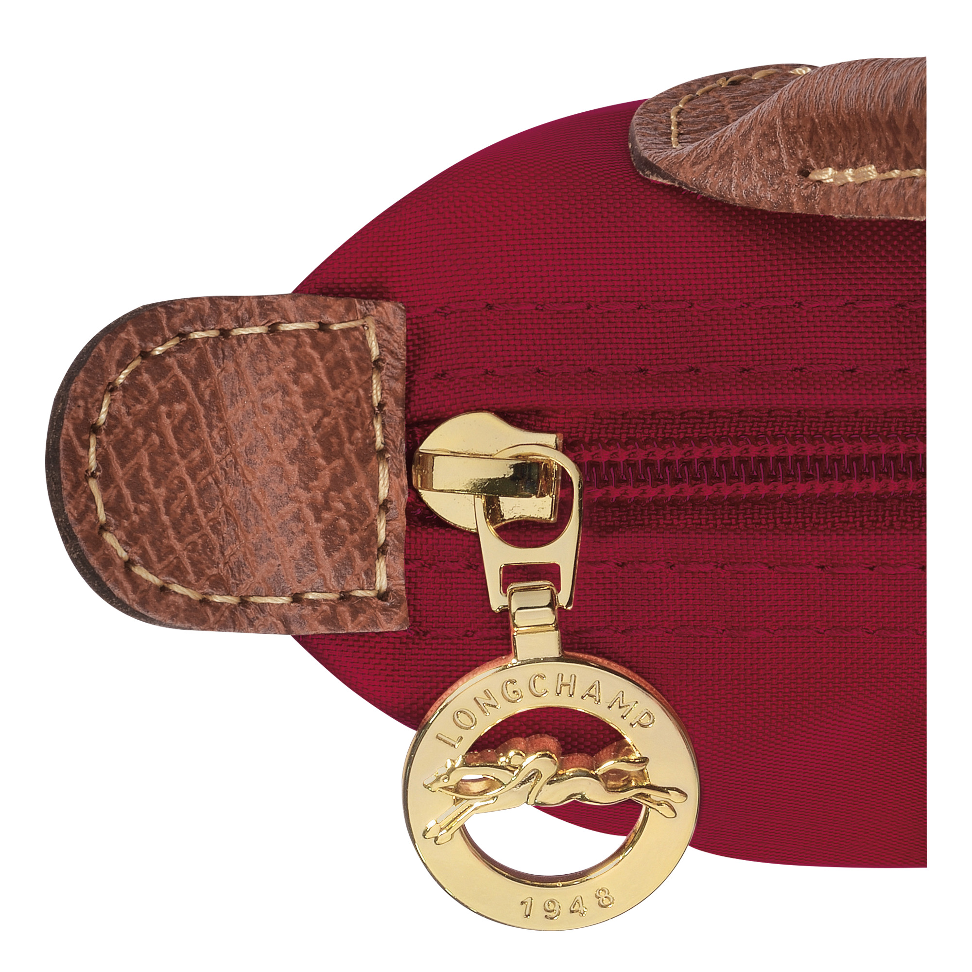 Le Pliage Original Pouch with handle Red - Recycled canvas - 5
