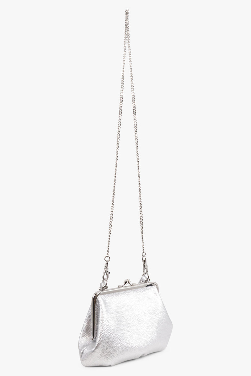 Vivienne Westwood GRANNY FRAME OUTLINE ORB PURSE | SILVER outlook