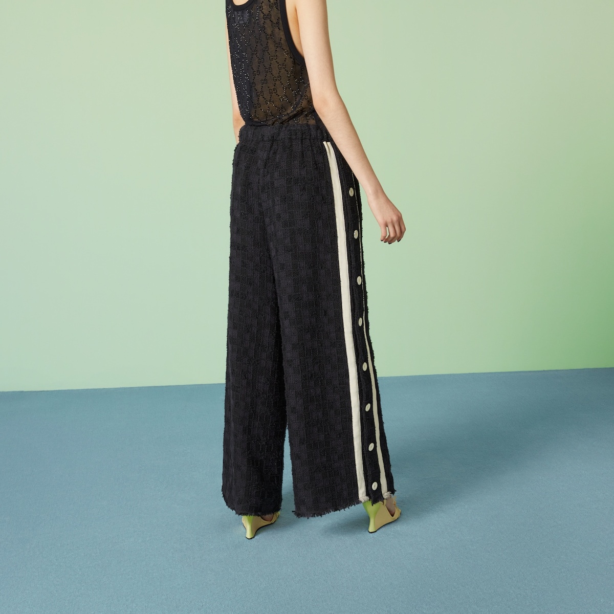 Cotton tweed pant - 6