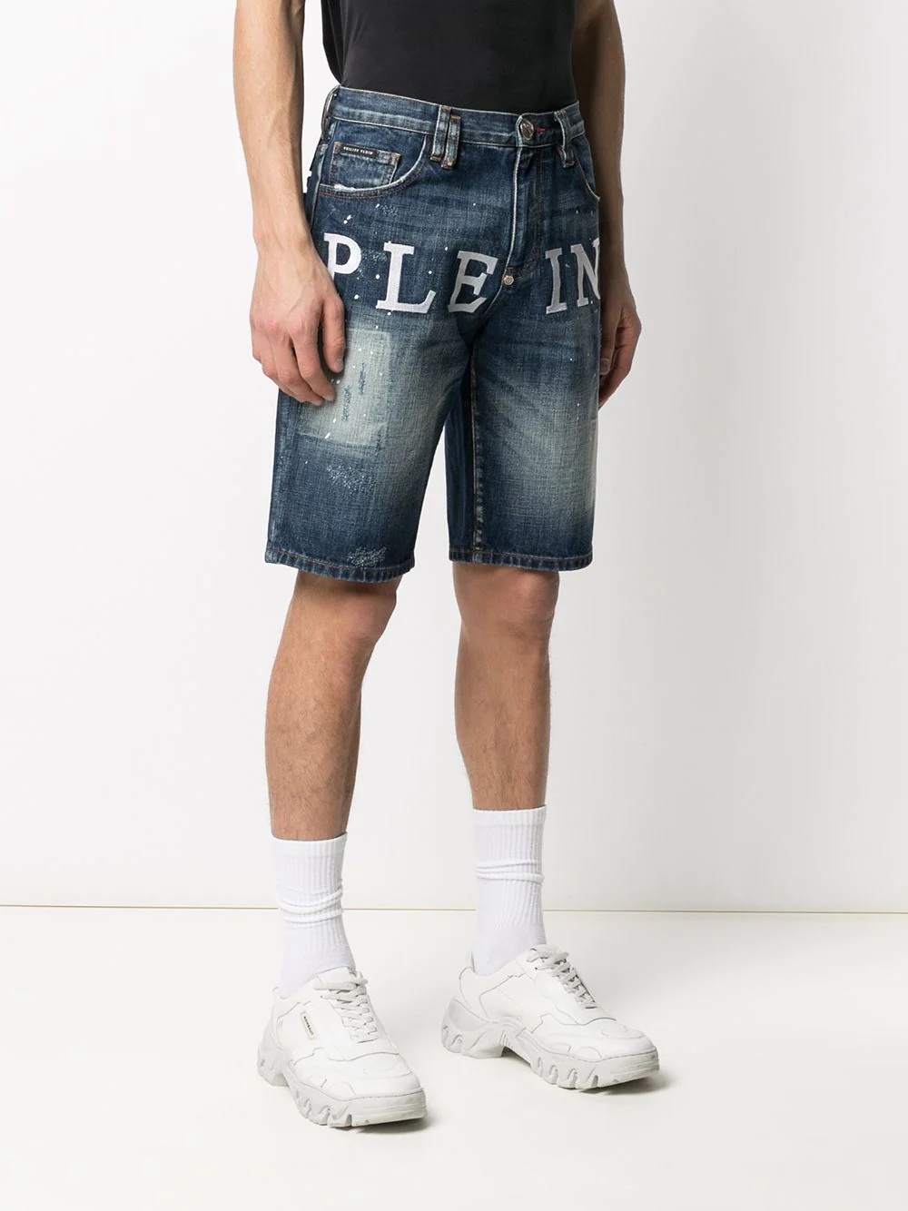 Iconic Plein St. Tropez fit denim shorts - 3