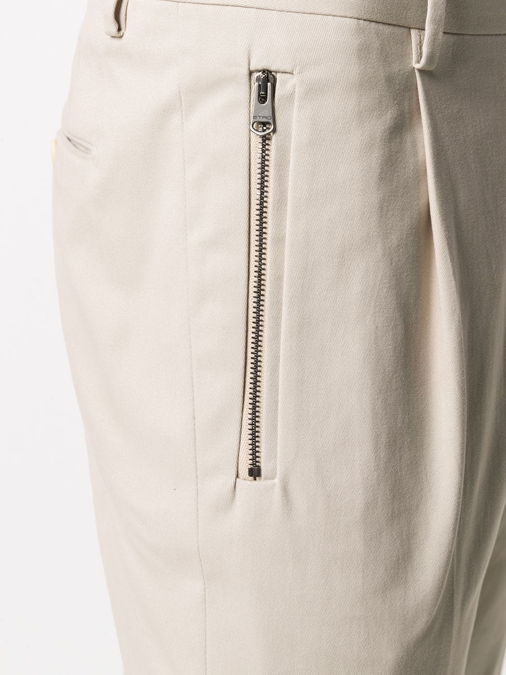 zip-pocket tapered trousers - 5