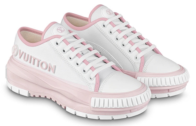(WMNS) LOUIS VUITTON Squad Sneakers 'White Pink' 1AACVV - 2