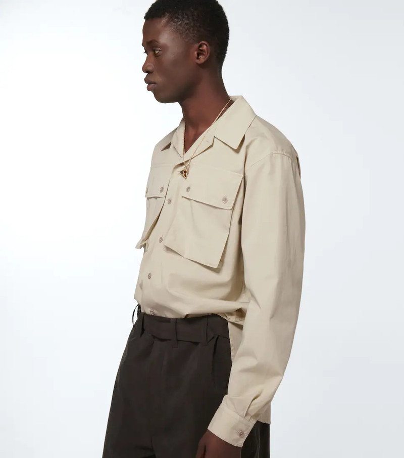 Cotton gabardine utility shirt 5