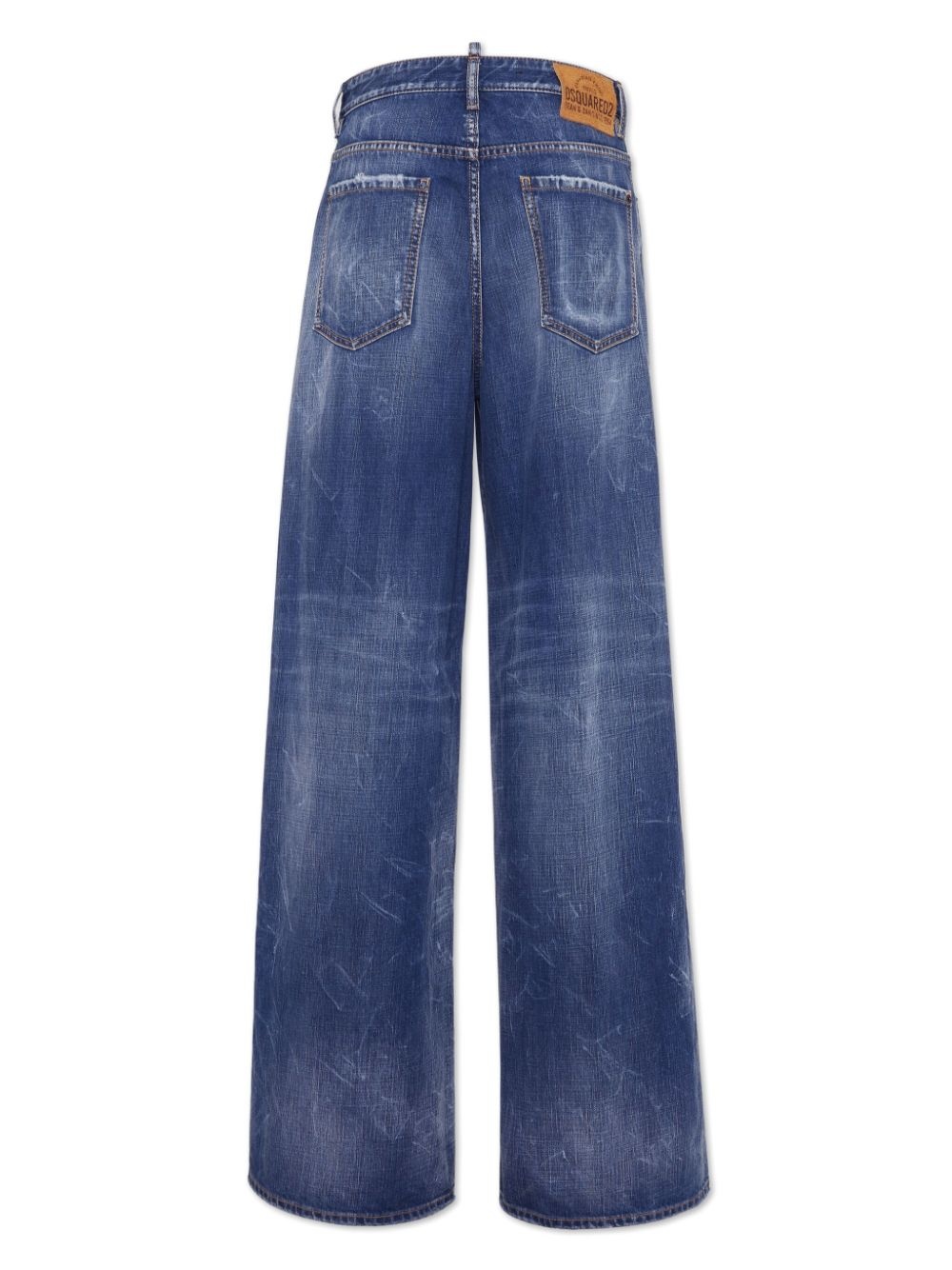 high-rise wide-leg jeans - 2