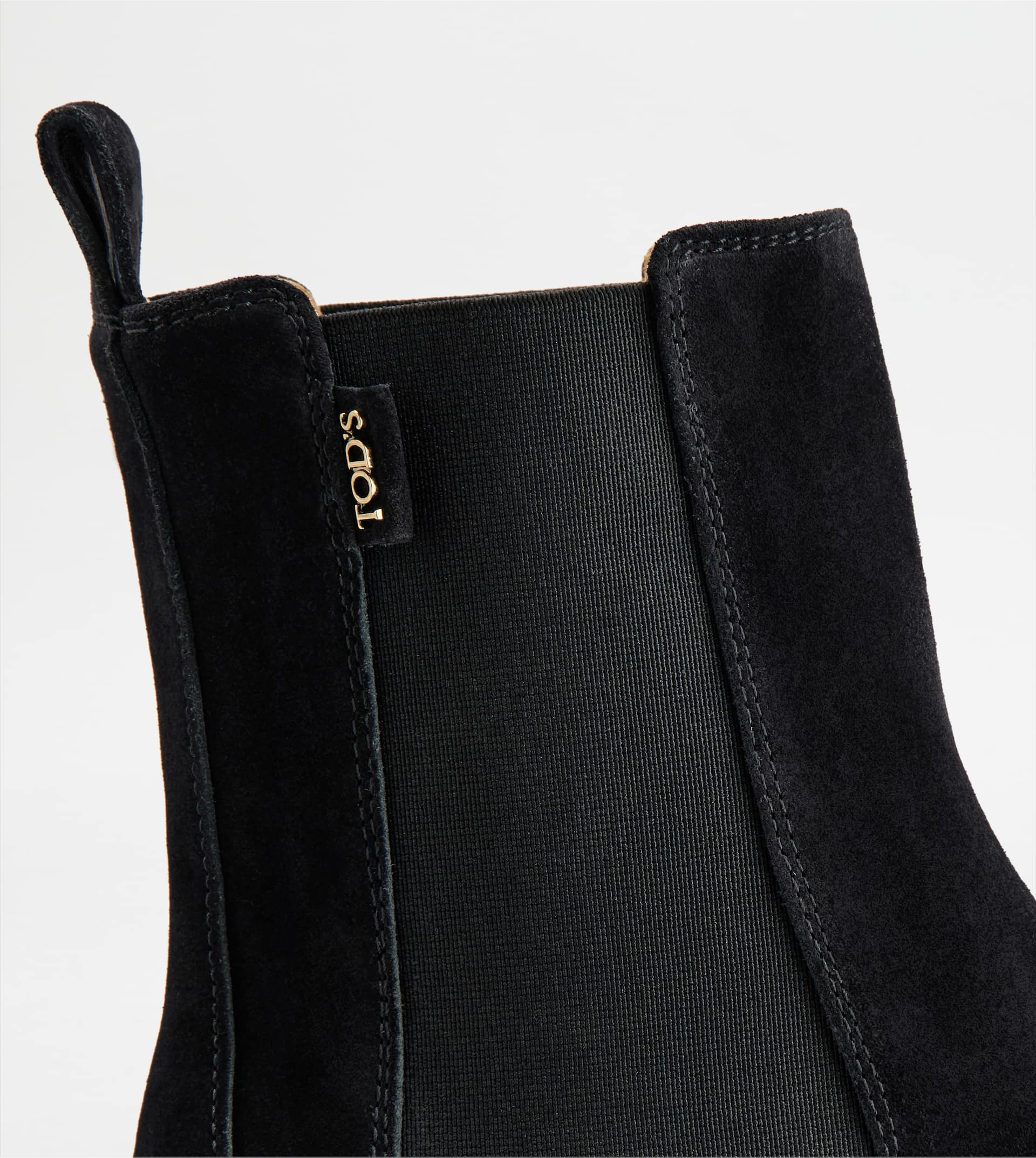 ANKLE BOOTS IN SUEDE - BLACK - 5