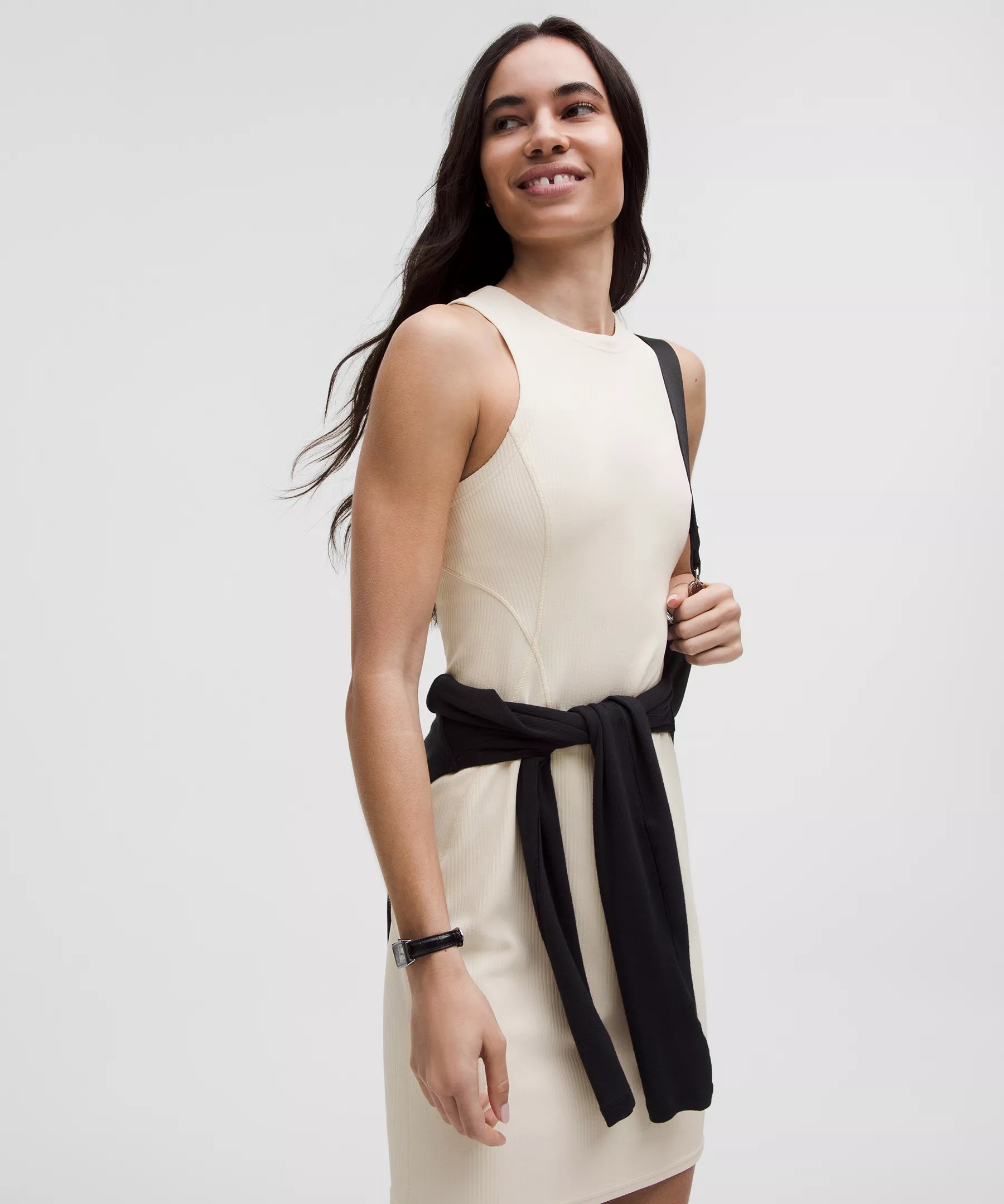 Ribbed Softstreme Slim-Fit Tank Dress - 5