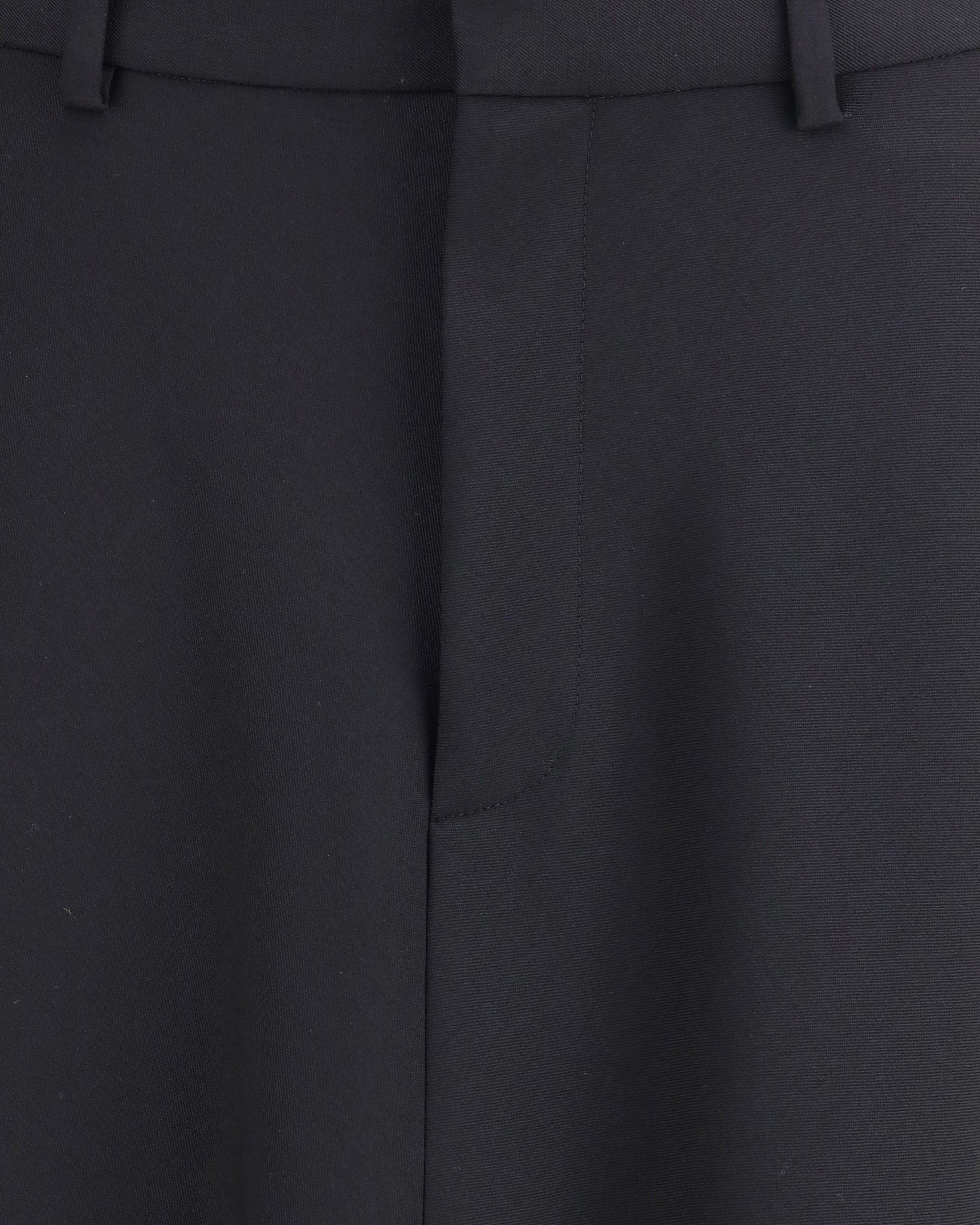 Godet Maxi Skirt in virgin wool - 3
