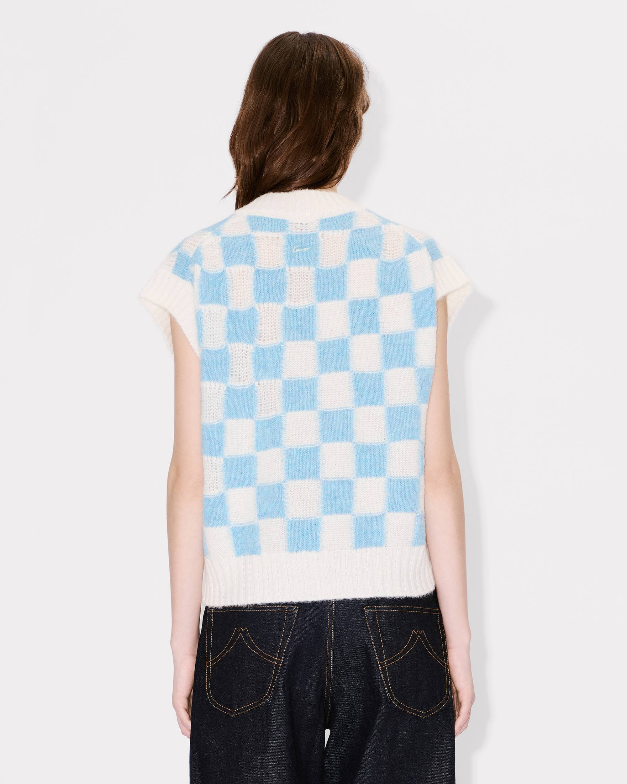 'KENZO Cartoon' vest in hairy alpaca - 4