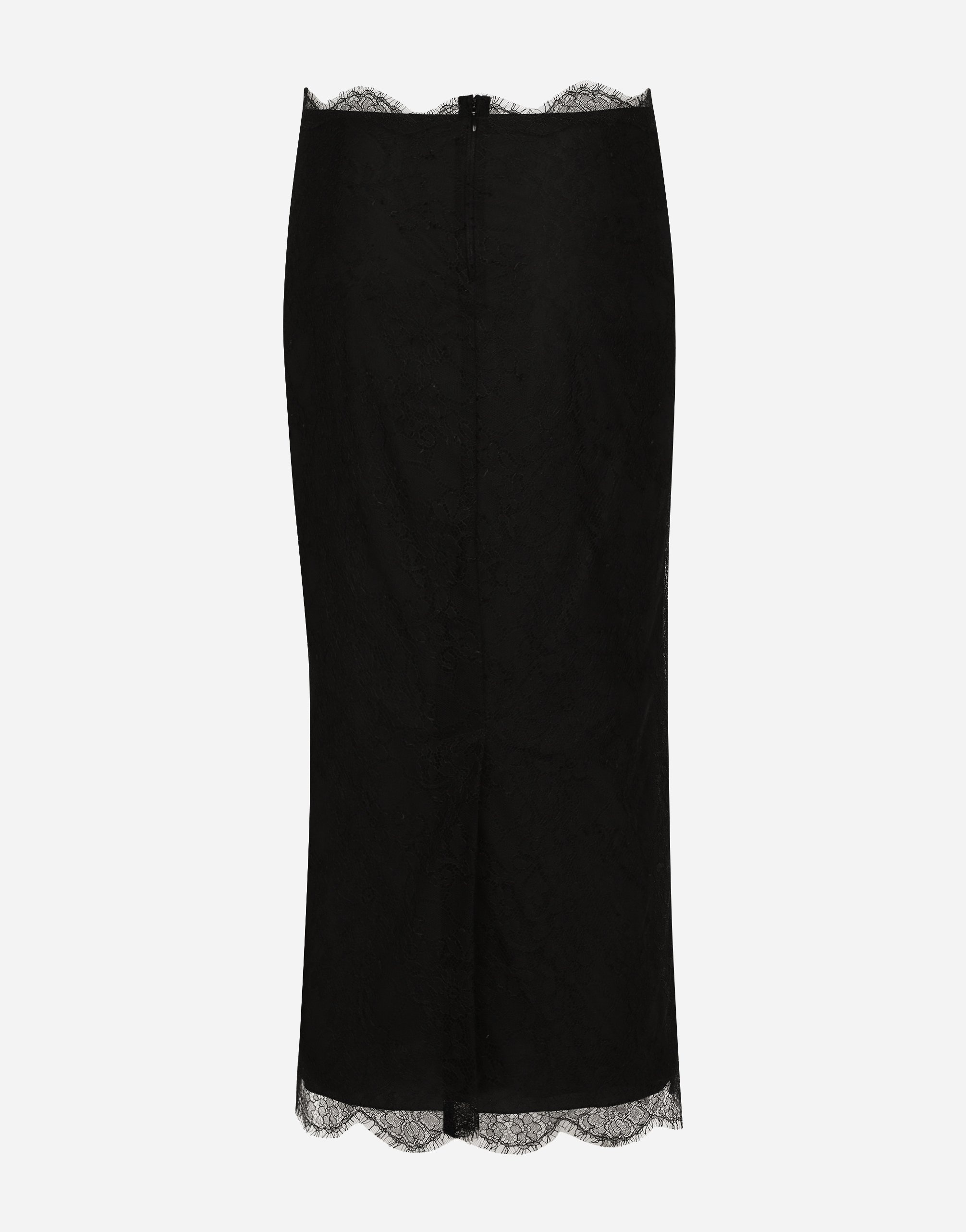 Chantilly lace midi skirt - 2