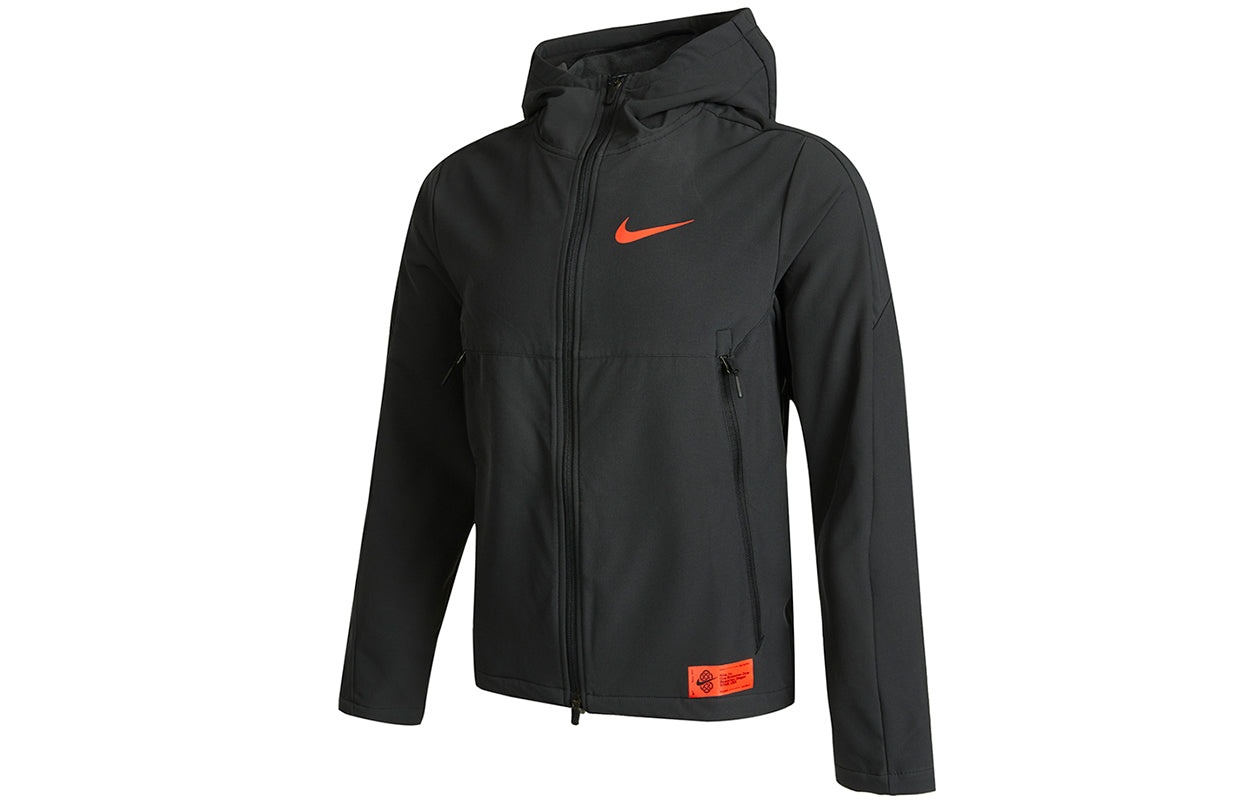 Nike Sports Training protection against cold Woven Hooded Jacket Black DH1384-010 - 3